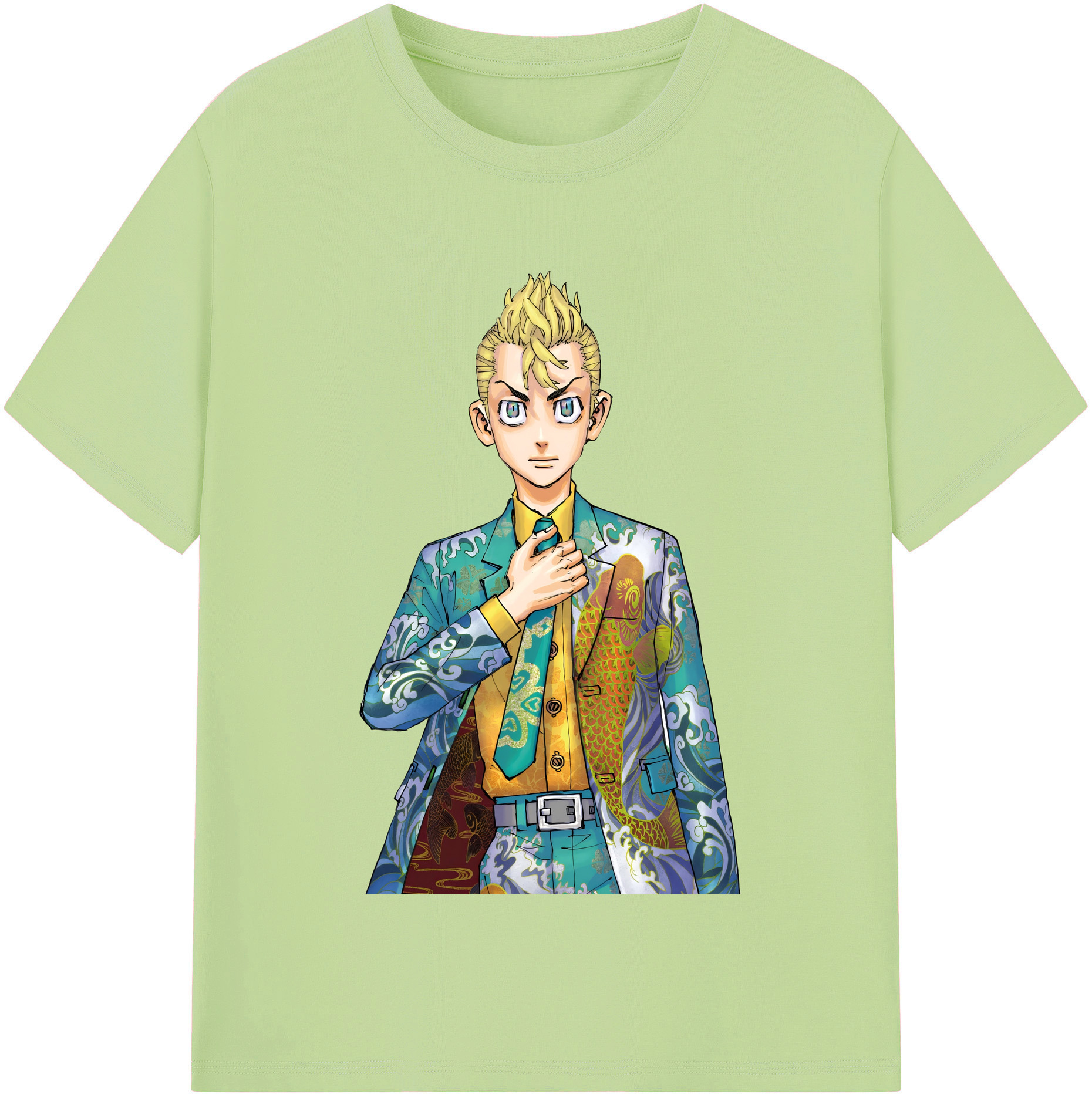 （画像用） 東京リベンジャーズ Tokyo Revengers 綿100％半袖Tシャツ（フロントプリント）